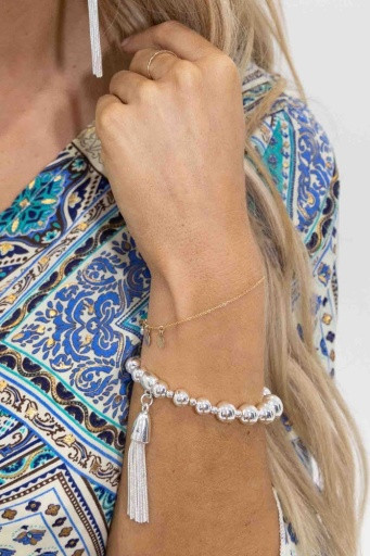 Tassle Bracelet - Silver