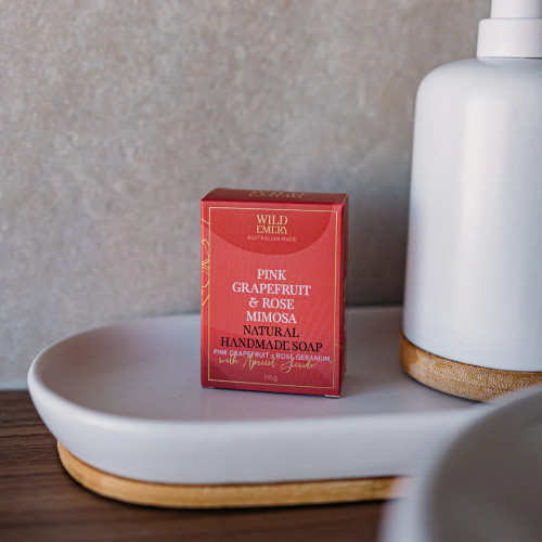 Natural Handmade Soap - Pink Grapefruit & Rose Mimosa