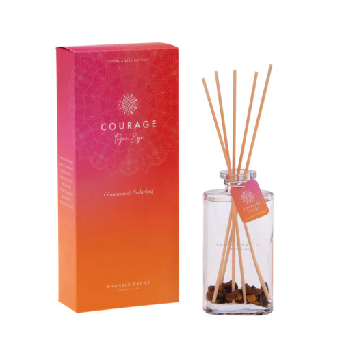Crystal & Reed Diffuser - Courage - Tiger Eye