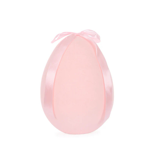 XL Flocked Egg with Bow