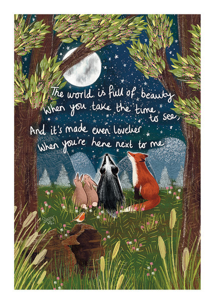 Card - Fox - World Full of Beauty