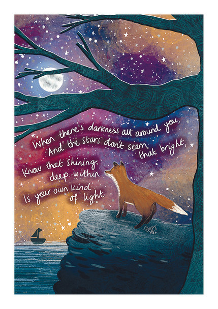 Card - Fox- Your Own Kind of Light