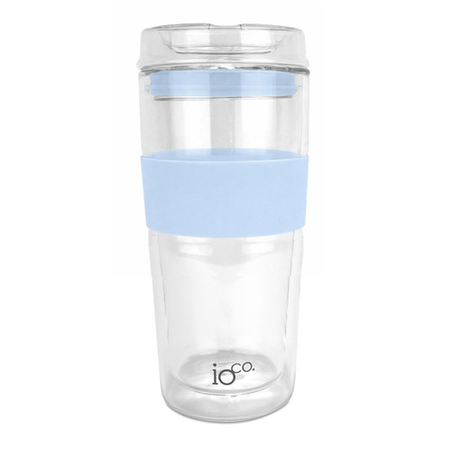 Glass Travel Mug 16oz - Eucalyptus