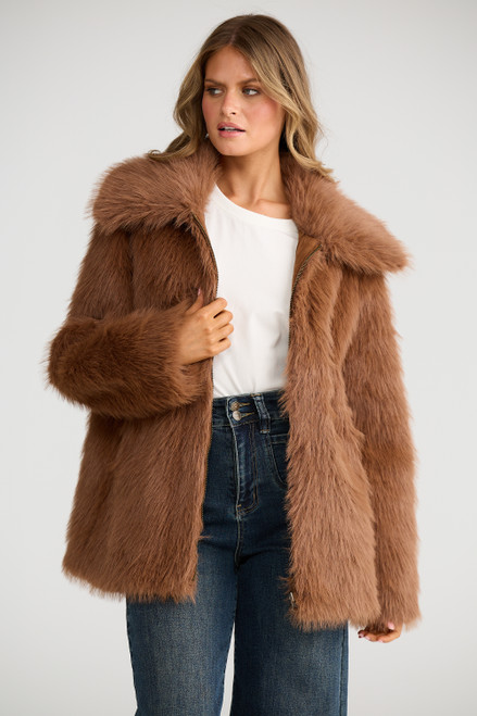 Sable Reversible Jacket - Cinnamon