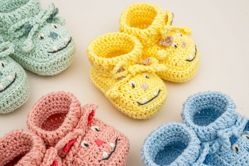 YetiTot Cute Monster Baby Bootees