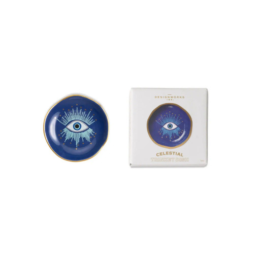 Celestial Ceramic Trinket Dish - Starry Eyed