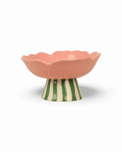 Blush Stoneware - Stand Flower Bowl