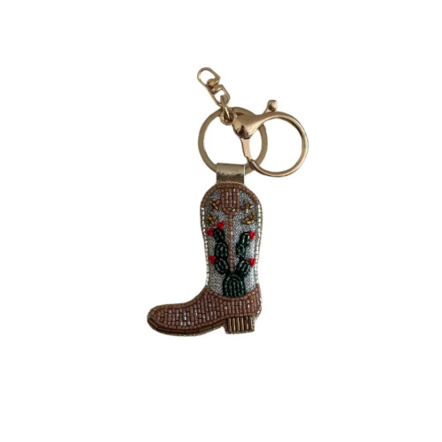 Keyring - Cactus Cowboy Boot