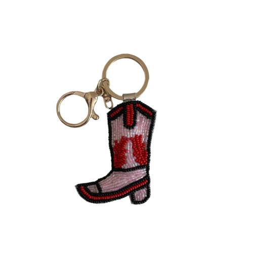 Keyring - Pink Cowboy Boot