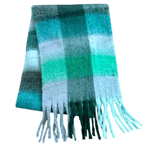 Chunky Check Blanket Scarf