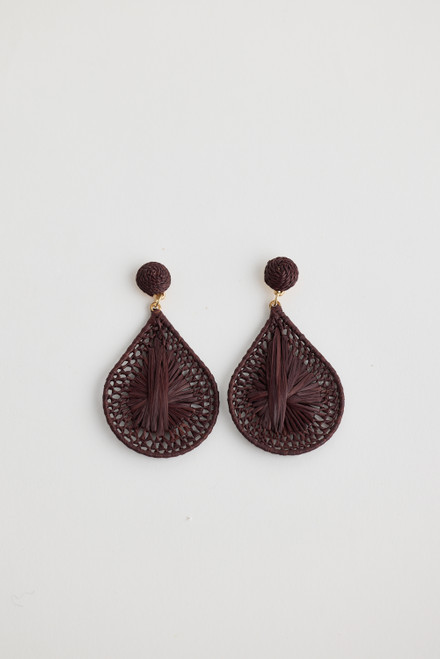 Refined Earrings - Chocolate