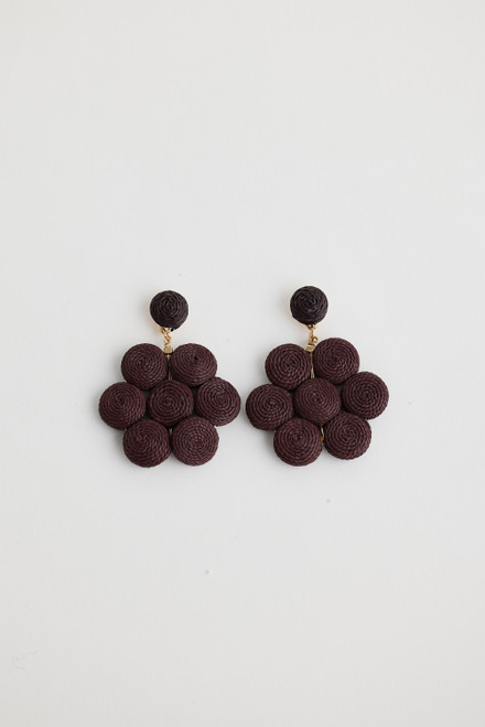 Heritage Earrings - Chocolate