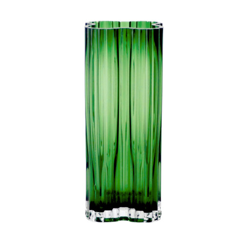 Small Fabian Glass Clover Vase - Green