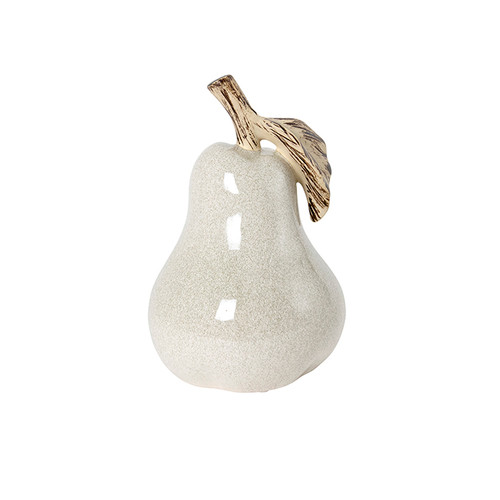 Pear Rice Stone Large - Bone