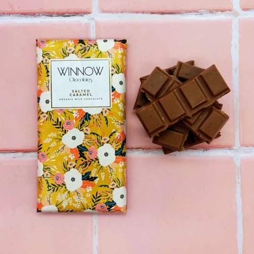 Choc Bar Organic Milk - Salted Caramel
