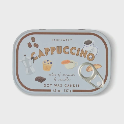 Bistro 4.5oz Printed Tin - Cappuccino