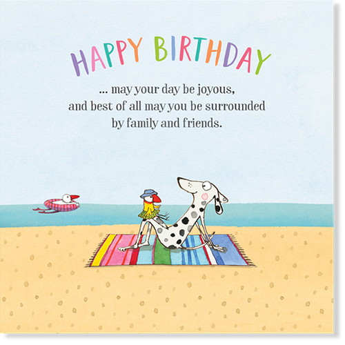 Blank Card - Happy Birthday ... May Your Day Be Joyous