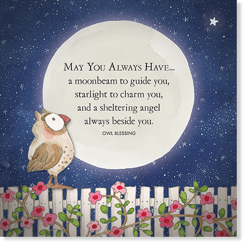 Card - May you always have a moonbeam to guide you...