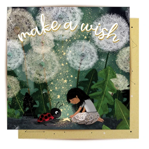 Greeting Card - Dandelion Friends