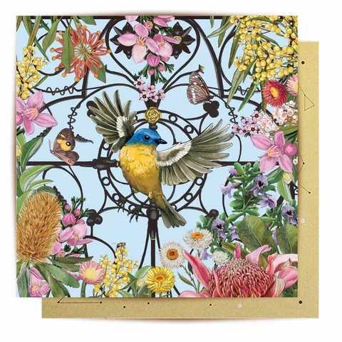 Greeting Card - Royal Botanic Gardens Victoria Bird