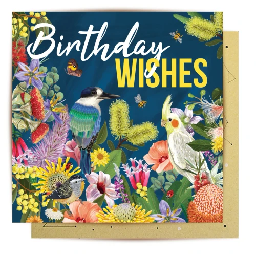 Greeting Card - Enchanted Birthday Wishes