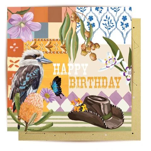 Greeting Card - Happy Birthday Back Country