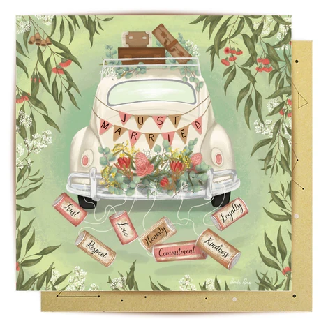 Greeting Card - Just Married