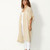 Long Drop Shoulder Jacket - Sand