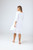 Patra 3/4 Sleeve Dress - White