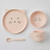 Kids Animal Bamboo Dinnerware Set - Kitten