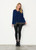 Lurex Sparkle Top -Blue
