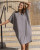 Maui Dress - Charcoal Stripe