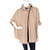 Cape With Clip - Beige & Camel