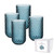 Bulle Glass Tumbler 440 mL Set of 4 - Blue