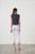 Embroidery & Sequin Vest - Navy