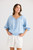 Seaside Top - Blue Self Stripe