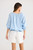 Seaside Top - Blue Self Stripe