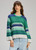 Stripe Pop Jumper - Parsley