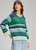 Stripe Pop Jumper - Parsley