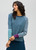 Retro Bands Crew Jumper - Teal