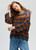 Chunky Stripe Crew Jumper - Nutmeg
