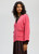 Boxy Detail Cardigan - Hibiscus