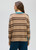 Groove Stripe Crew Jumper - Teal