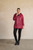 Reversible Coat with Faux Fur & Puffer - Ruby