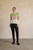 Block Stripes w/ Sparkle Lines Jumper - Pistachio