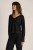 Oriane Sparkle V-Neck Knit - Black
