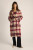 Harlow Check Longline Coat - Check