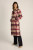 Harlow Check Longline Coat - Check