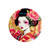 Geisha Trivet - Pink Flower