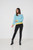 Block Colour Trims Jumper - Seafoam